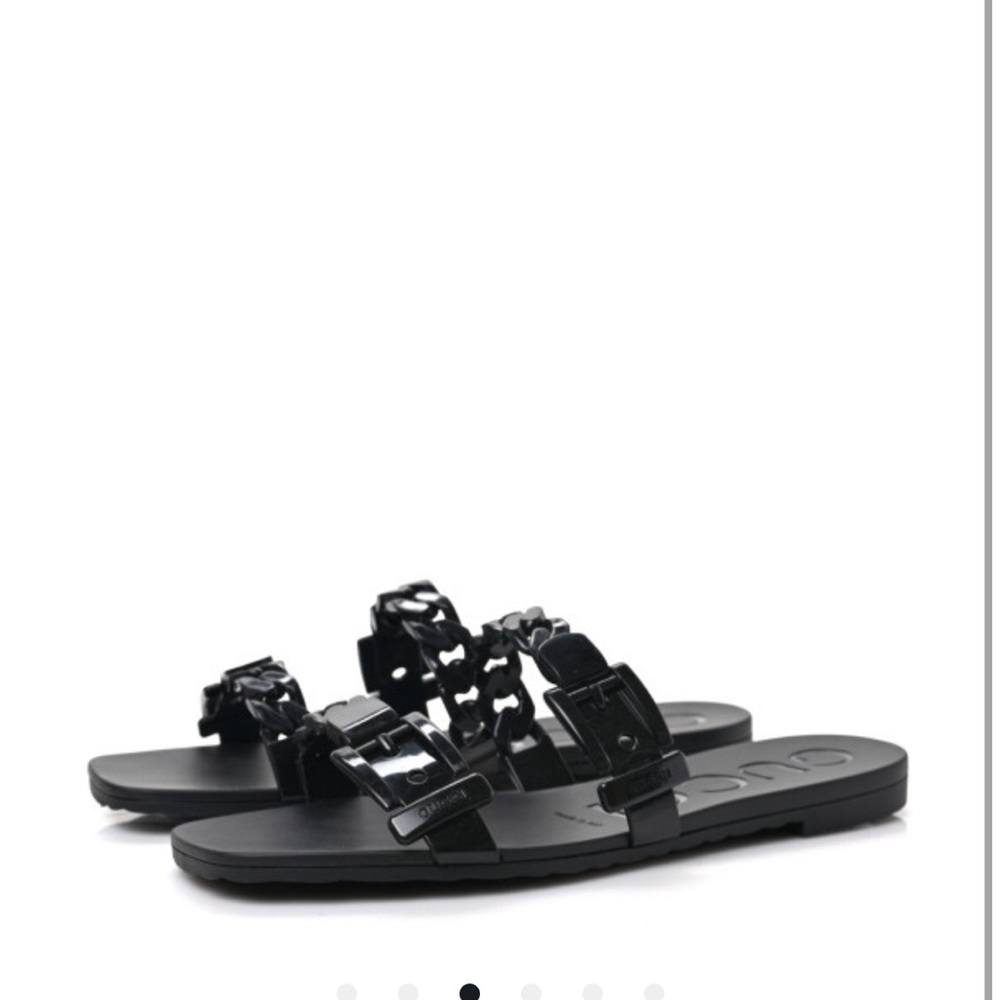 Gucci rubber sandal